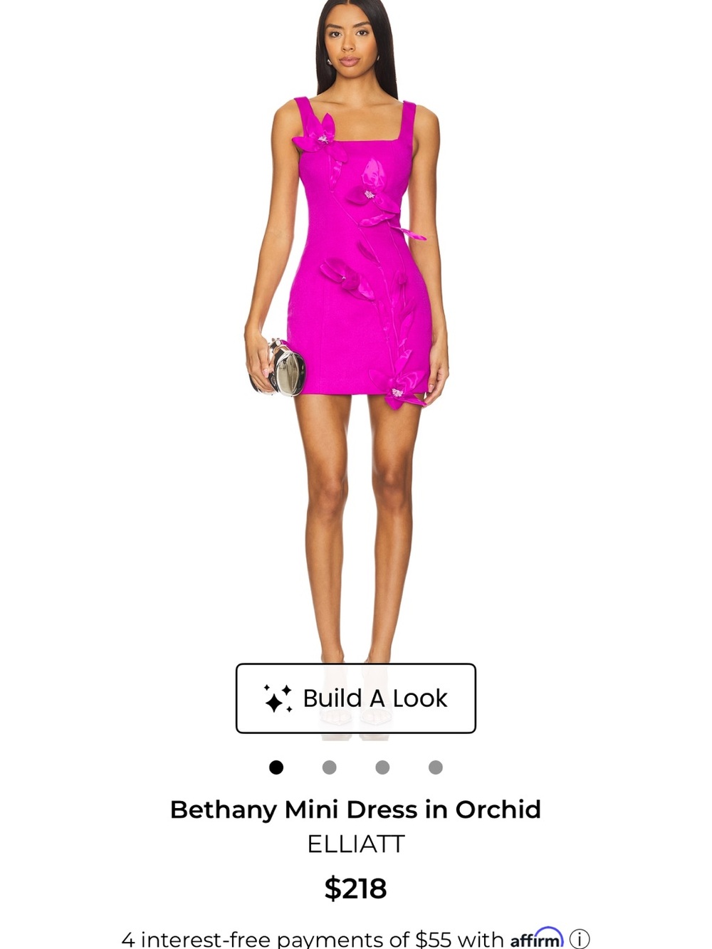 Elliatt Bethany Mini Dress in Orchid Pink